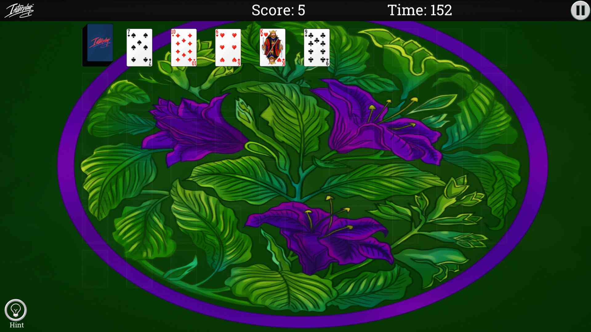Interplay Solitaire screenshot