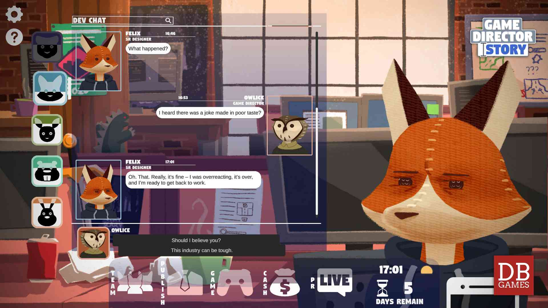 Game Director Story screenshot