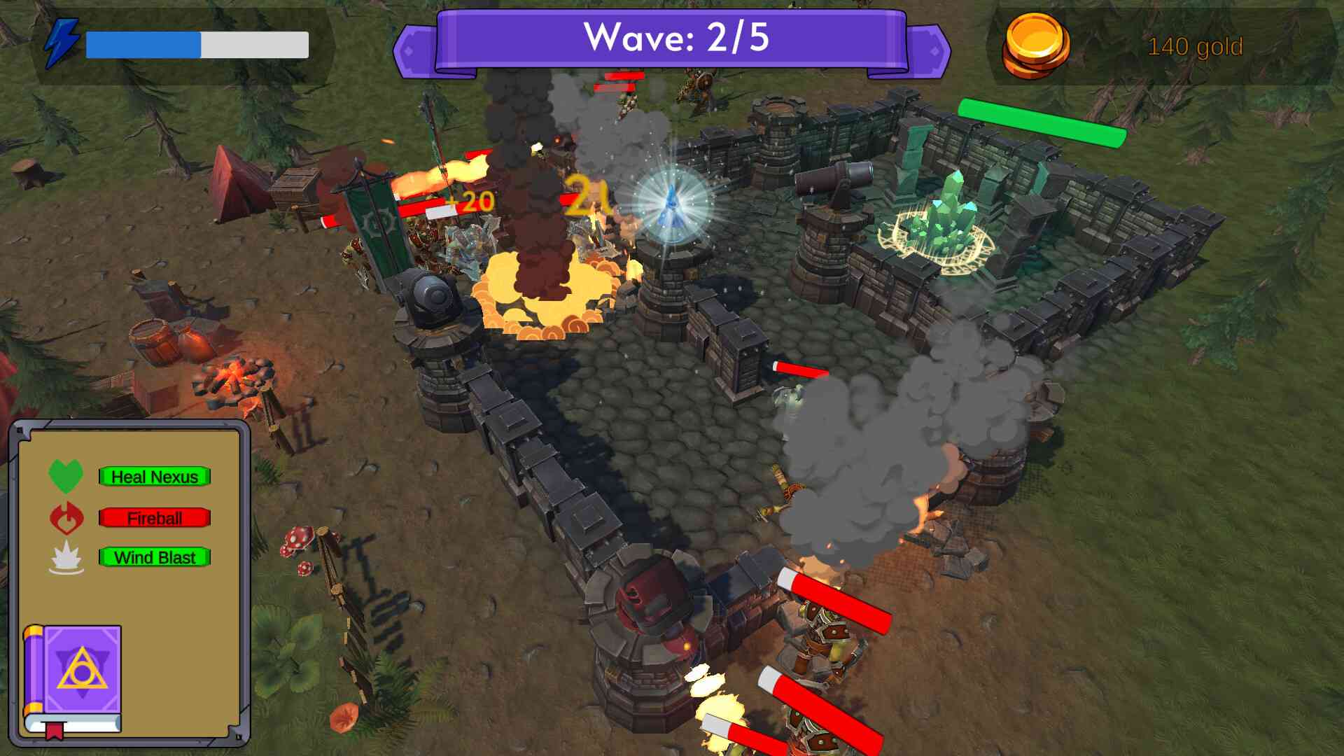 Defence of the Arcane Realms screenshot