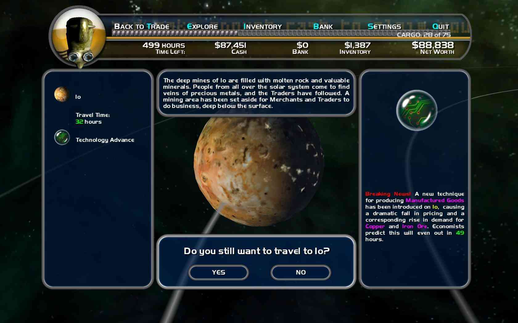 Space Trader: Merchant Marine screenshot