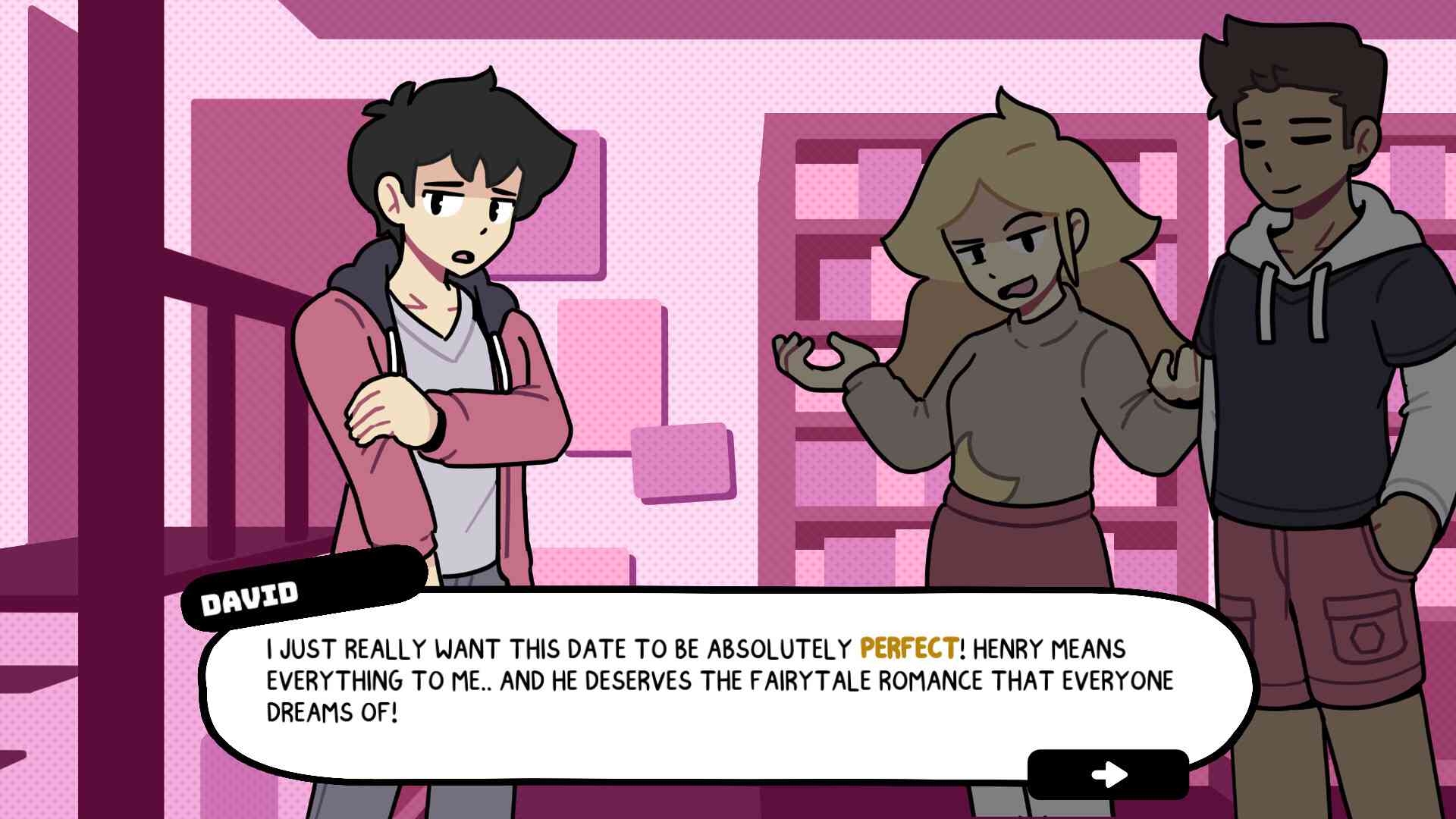 Warp Speed and Witchcraft: Disastrous Dating Sim screenshot