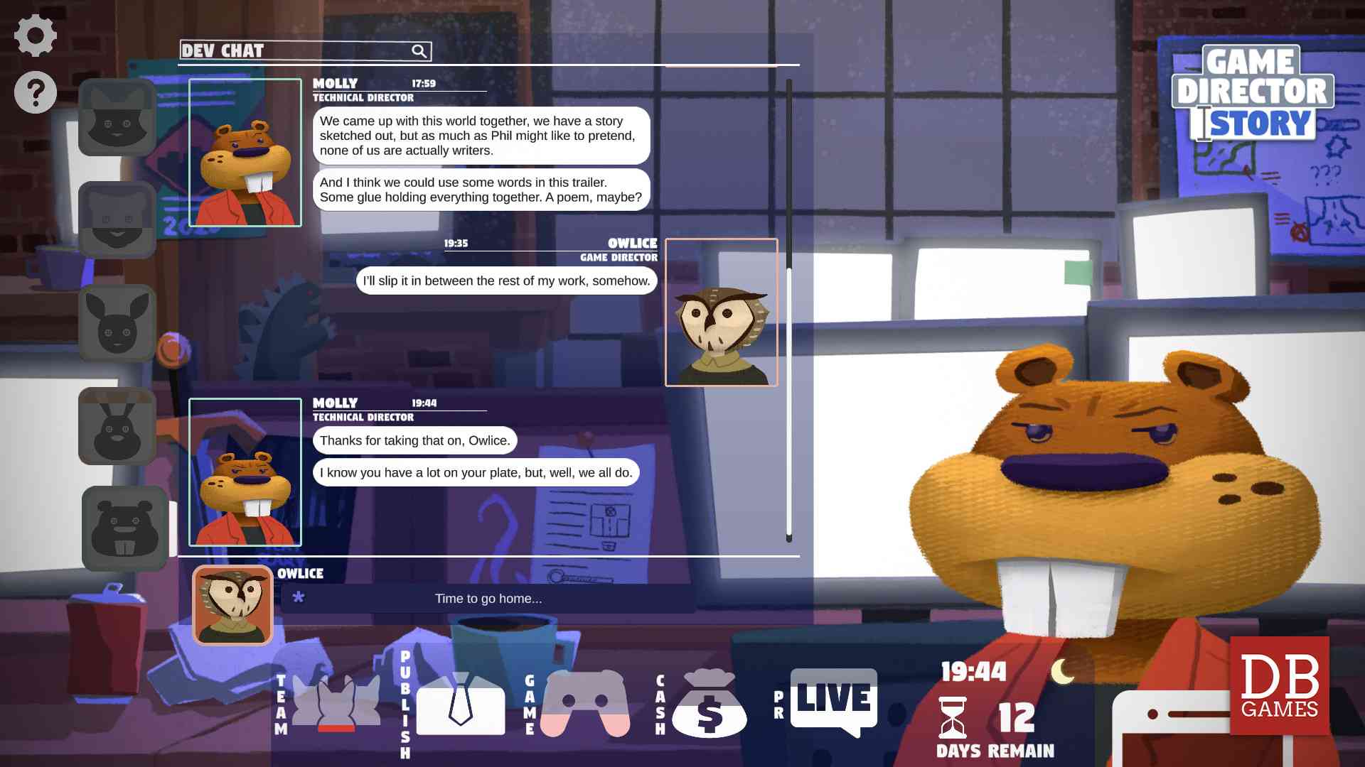 Game Director Story screenshot