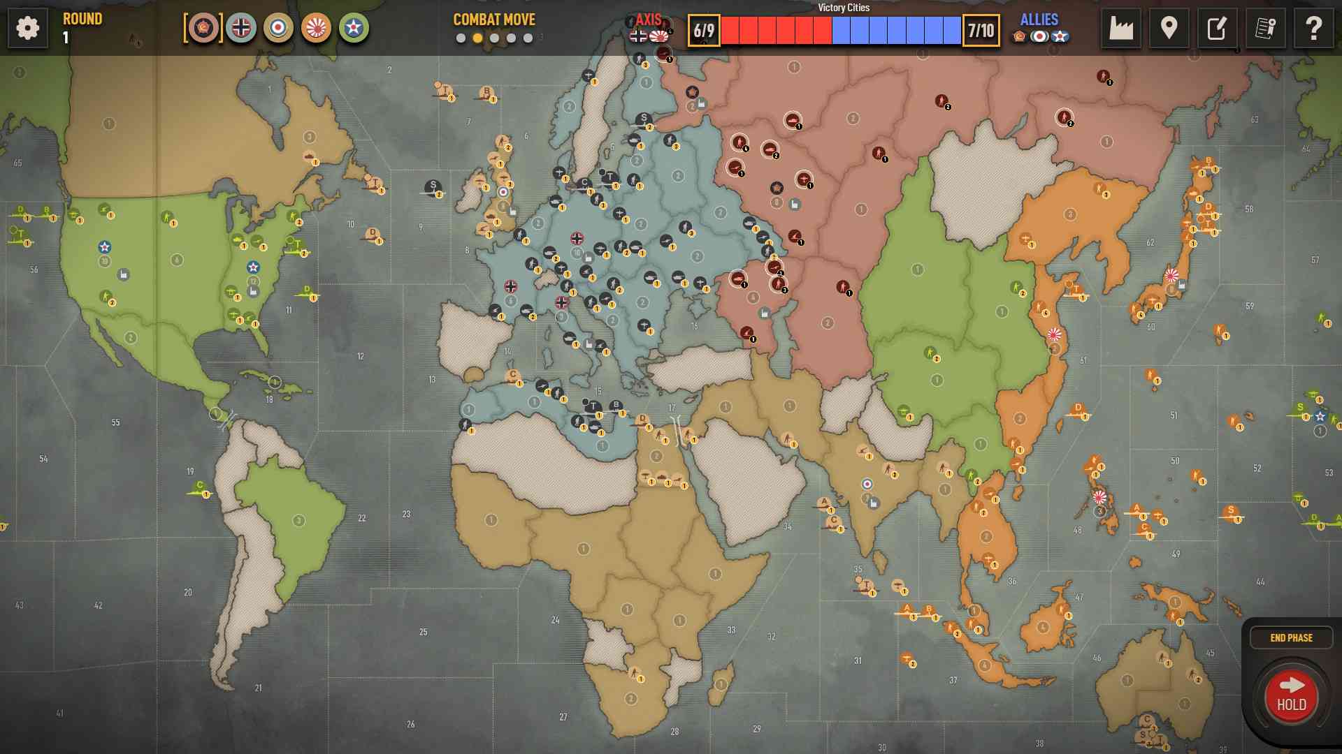 Axis & Allies 1942 Online screenshot