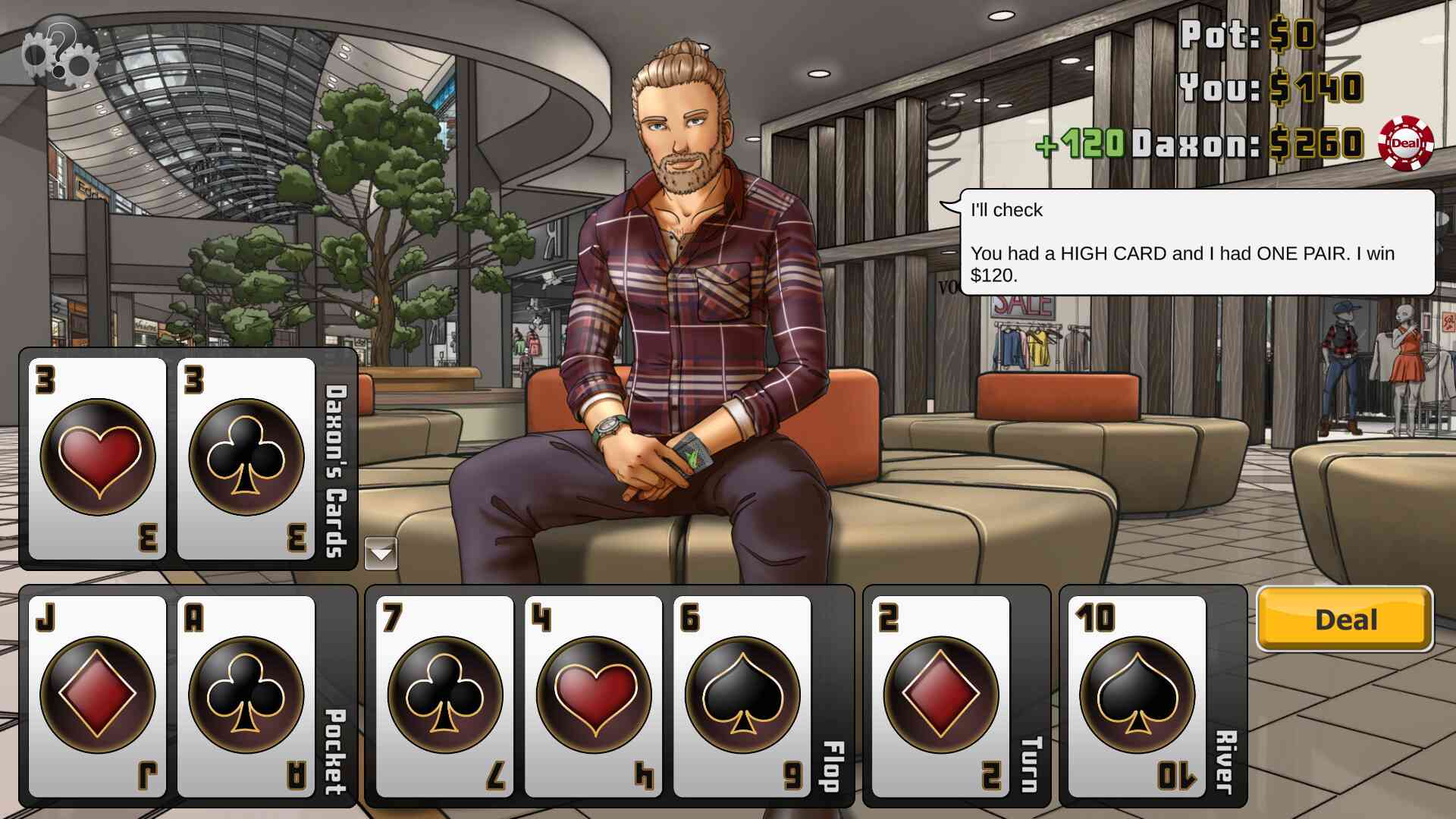 Fashion Holiday: A Game of Texas Hold 'Em screenshot