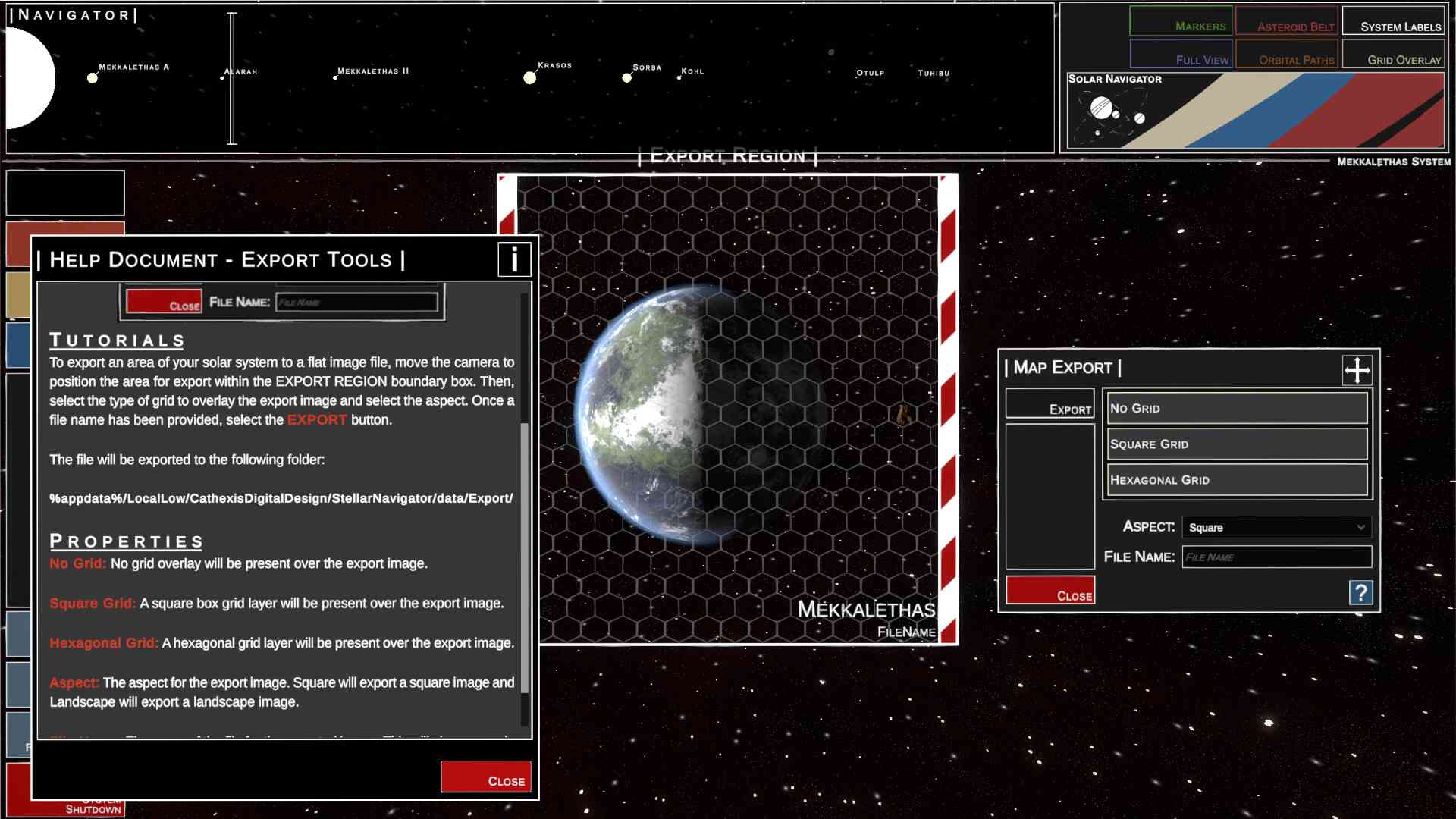 Stellar Navigator screenshot